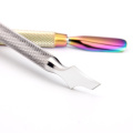 The Factory Produces Nail Art Tools 8 Colors Stainless Steel Nail Pusher Remover Tools